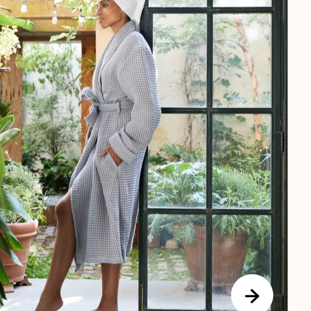 Brooklinen Waffle Gray Robe